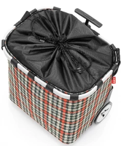 Reisenthel Glencheck Red CARRY CRUISER Shopping Trolley