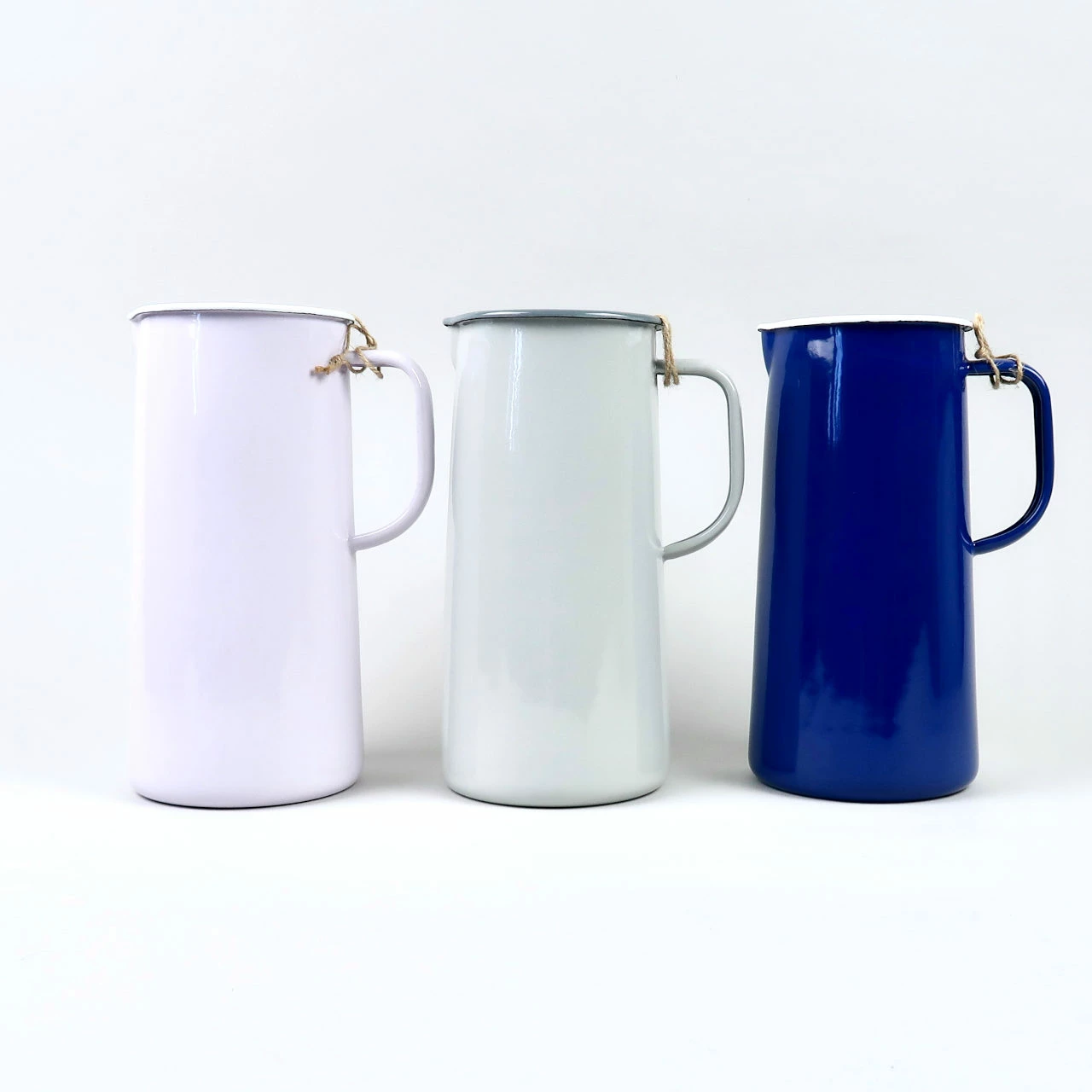 Falcon Enamelware 3 Pint Enamel Jug - Mineral Blue 4 Falcon Enamelware 3 Pint Enamel Jug - Mineral Blue