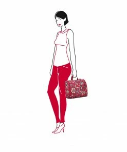 Reisenthel XL Paisley Ruby Large Foldable Toilet Bag