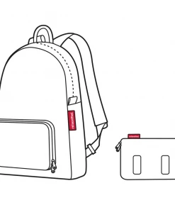 Reisenthel Black Mini Maxi Unisex Rucksack Bag