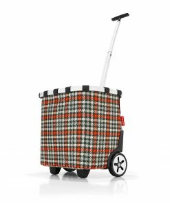 Reisenthel Glencheck Red CARRY CRUISER Shopping Trolley