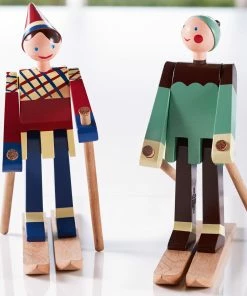 Rosendahl Kay Bojesen Bojie The Boy Skier Wooden Ornament