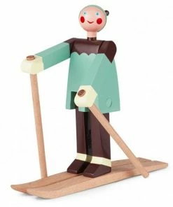 Rosendahl Kay Bojesen Bojie The Boy Skier Wooden Ornament
