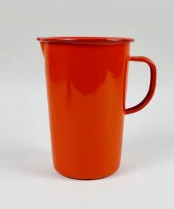 Falcon Enamelware 2 Pint Pillarbox Red Enamel Jug