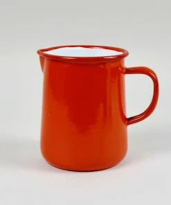 Falcon Enamelware 1 Pint Pillarbox Red Enamel Jug