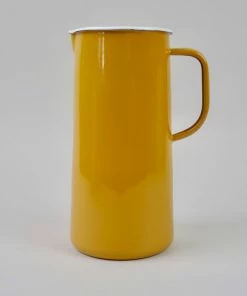 Falcon Enamelware 3 Pint Enamel Jug - Mustard Yellow