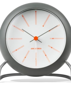 Rosendahl Arne Jacobsen Bankers Table Clock Dark Grey