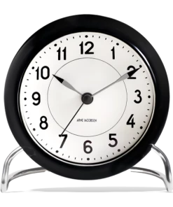 Rosendahl Arne Jacobsen Station Table Clock Black