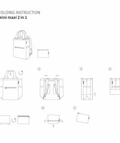 Reisenthel 2 in 1 Mini Maxi foldable Rucksack / Bag