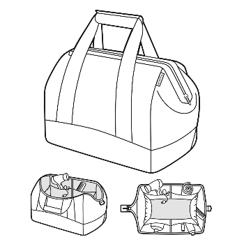 Reisenthel Twist Silver Allrounder M Shoulder Bag 7 Reisenthel Twist Silver Allrounder M Shoulder Bag