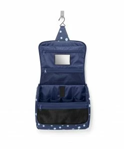 Reisenthel XL Spots Navy Foldable Toilet Bag