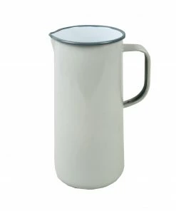 Falcon Enamelware 3 Pint Enamel Jug - Oyster Grey