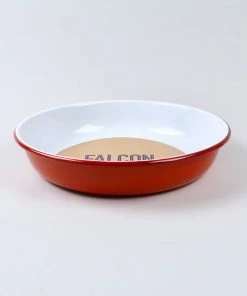 Falcon Enamelware Large Enamel Salad Bowl - Pillarbox Red
