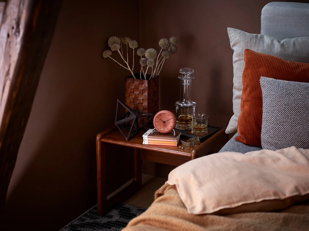 Rosendahl Arne Jacobsen City Hall Table Clock Pale Orange 4 Rosendahl Arne Jacobsen City Hall Table Clock Pale Orange