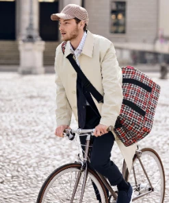 Reisenthel Glencheck Red Allrounder L Shoulder Bag