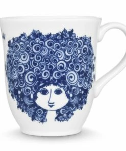 Rosendahl Bjørn Wiinblad Rosalinde Mug Blue